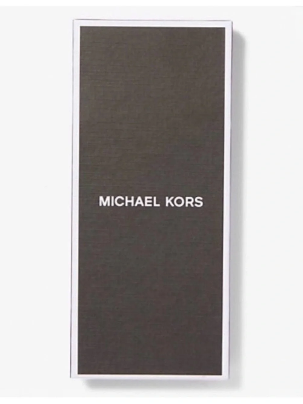 Michael Kors Navy MK Logo Leather Air Tag Set NWT